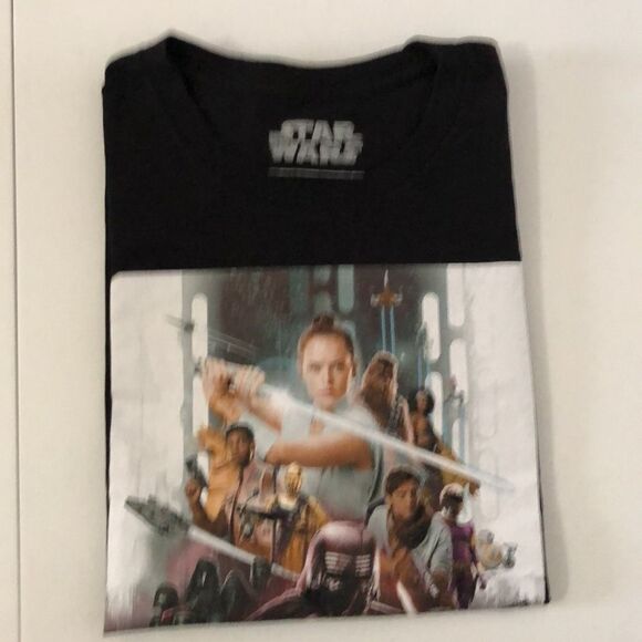 STAR WARS Men’s Black 100% Cotton T-Shirt XL - Picture 4 of 4